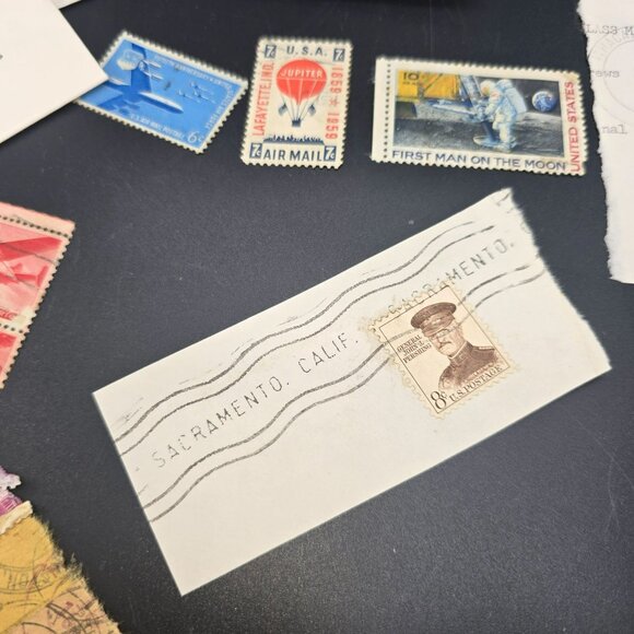 Vintage Air Mail Envelopes & Stamps United States Military and Air Mail LI3040 - Picture 10 of 10